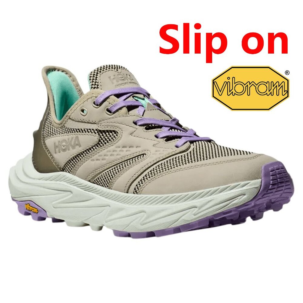 Brand New HOKA Women's Anacapa 2 Freedom Hiking Shoes -Cushioned, Slip on, Comfy